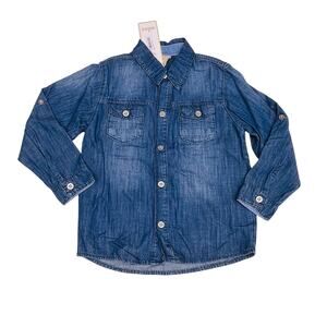 NWT Milon Size 4 Denim Shirt